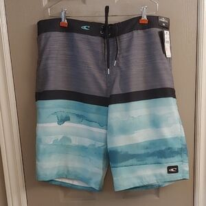 Nwt Men's O'Neill Mint Breaker Boardshorts Size 38